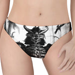 Demon Samurai Print Women's Thong