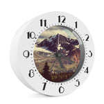 Denali Mountain Print Alarm Clock