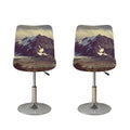 Denali Mountain Print Bar Stool Covers