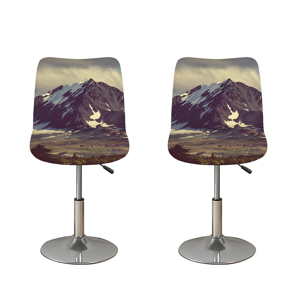Denali Mountain Print Bar Stool Covers