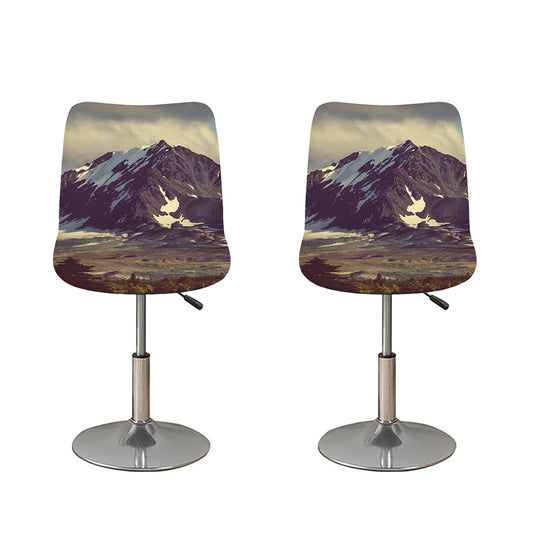 Denali Mountain Print Bar Stool Covers