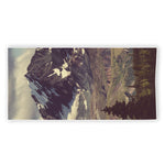Denali Mountain Print Beach Towel