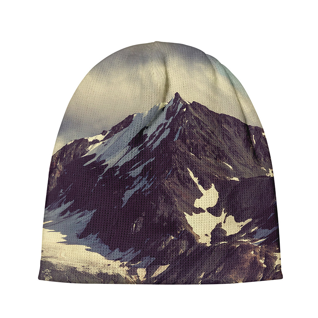 Denali Mountain Print Beanie