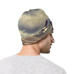 Denali Mountain Print Beanie