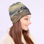 Denali Mountain Print Beanie