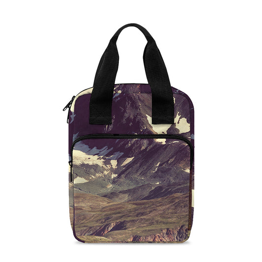 Denali Mountain Print Bible Tote Bag