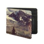 Denali Mountain Print Bifold Wallet