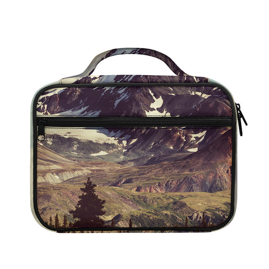 Denali Mountain Print Briefcase Bible Bag