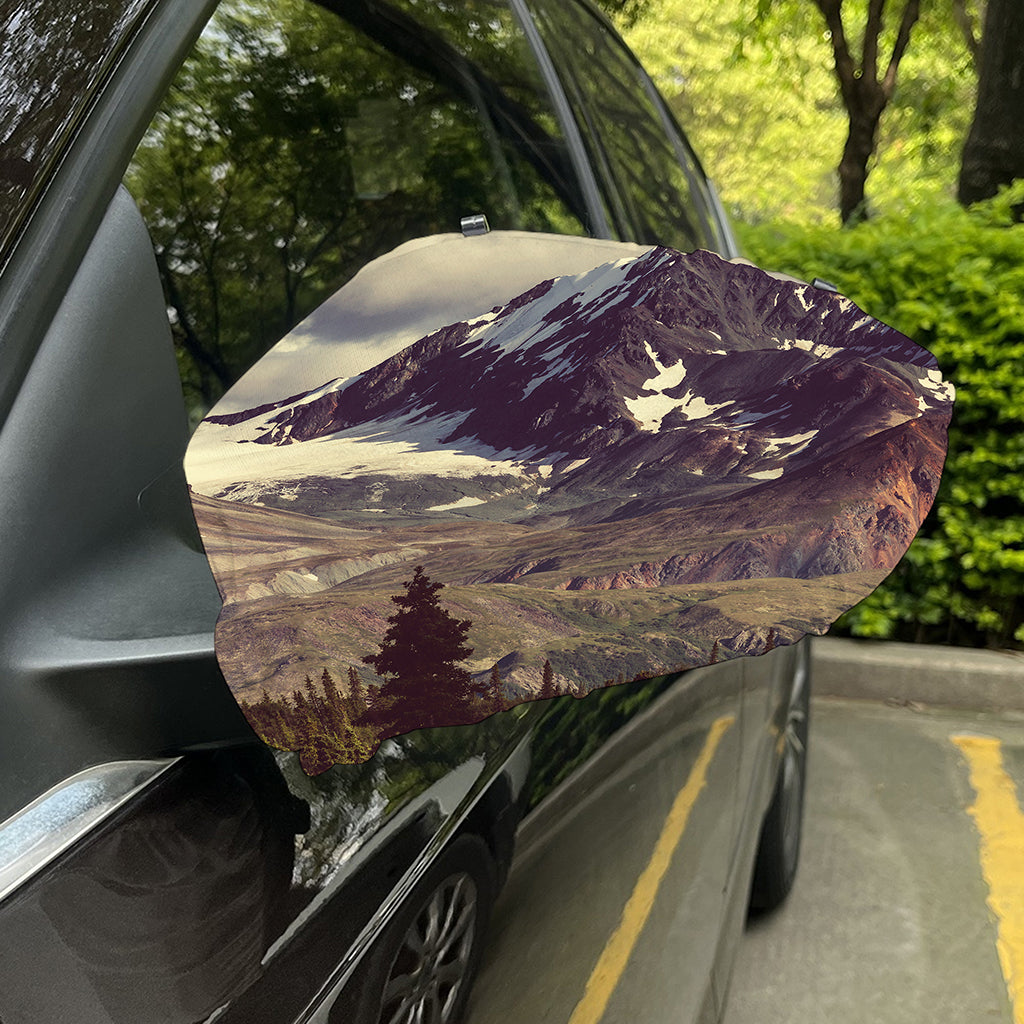 Denali Mountain Print Car Side Mirror Covers