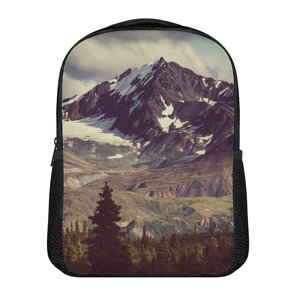 Denali Mountain Print Casual Backpack