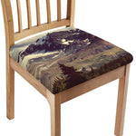 Denali Mountain Print Chair Cushion Cover