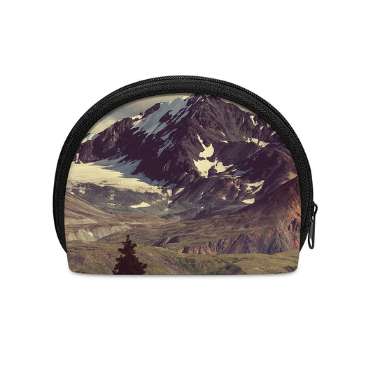 Denali Mountain Print Coin Purse
