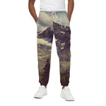 Denali Mountain Print Cotton Pants