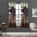 Denali Mountain Print Curtain