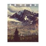 Denali Mountain Print Curtain