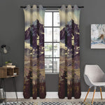 Denali Mountain Print Curtain