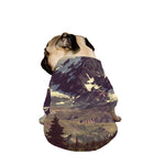 Denali Mountain Print Dog Zip Up Jacket