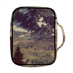 Denali Mountain Print Front Pocket Bible Bag