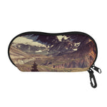 Denali Mountain Print Glasses Case