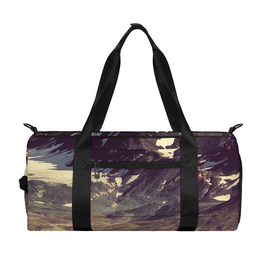 Denali Mountain Print Gym Bag
