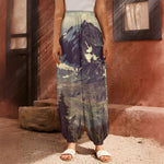 Denali Mountain Print Harem Pants