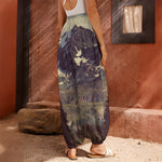 Denali Mountain Print Harem Pants