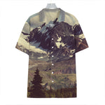 Denali Mountain Print Hawaiian Shirt