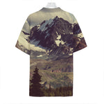 Denali Mountain Print Hawaiian Shirt