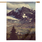 Denali Mountain Print House Flag