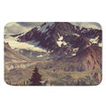 Denali Mountain Print Indoor Door Mat