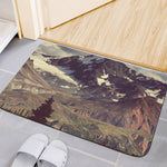 Denali Mountain Print Indoor Door Mat