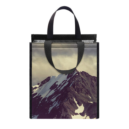 Denali Mountain Print Insulated Lunch Tote