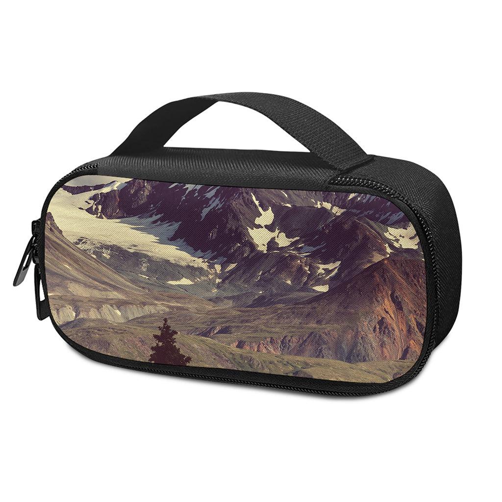 Denali Mountain Print Insulin Cooler Travel Case