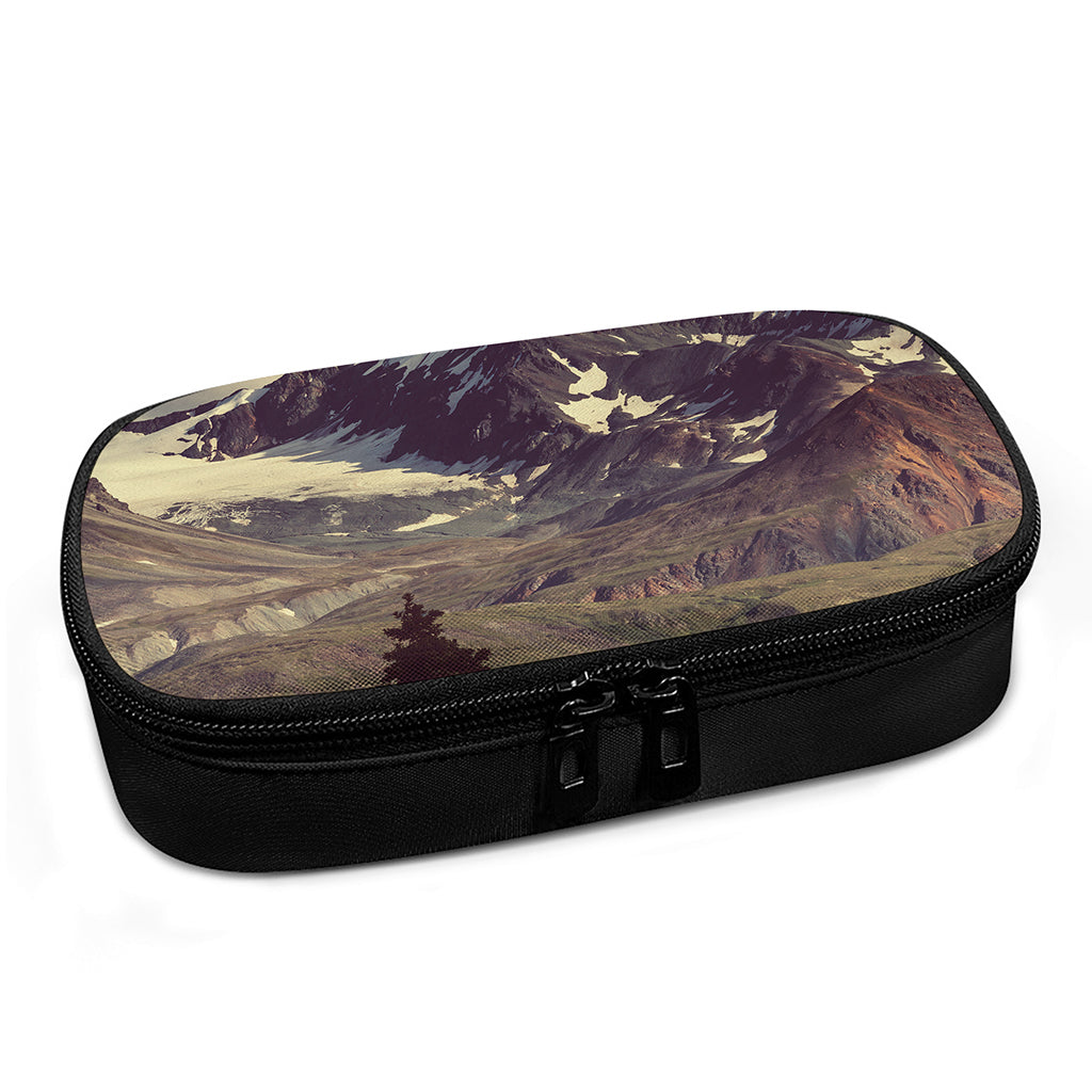 Denali Mountain Print Insulin Cooler Travel Case