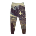 Denali Mountain Print Jogger Pants