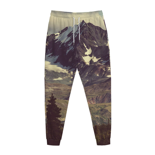 Denali Mountain Print Jogger Pants