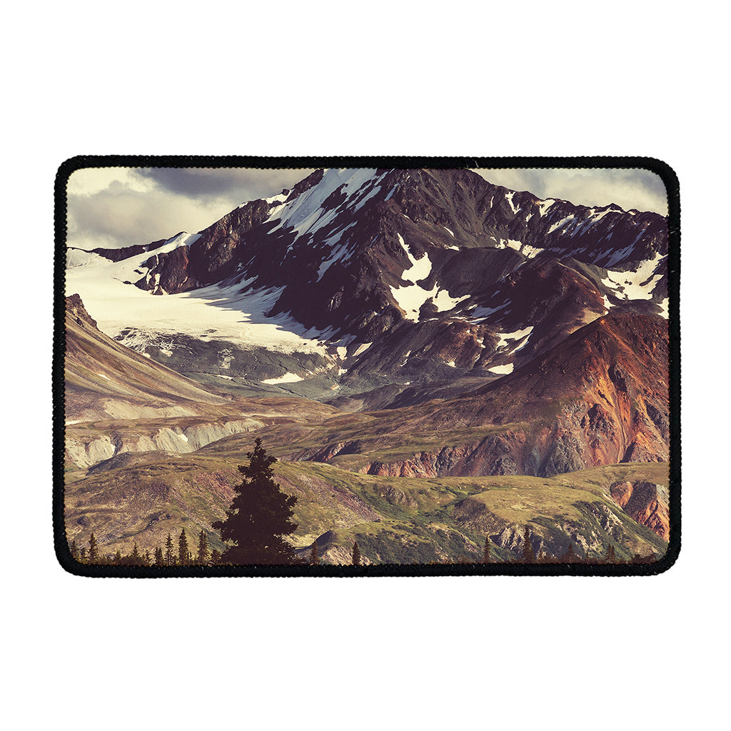 Denali Mountain Print Kitchen Mat