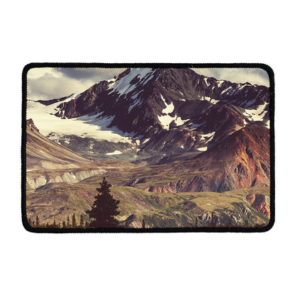 Denali Mountain Print Kitchen Mat