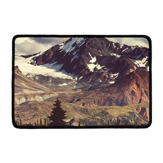 Denali Mountain Print Kitchen Mat