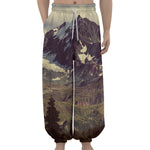 Denali Mountain Print Lantern Pants