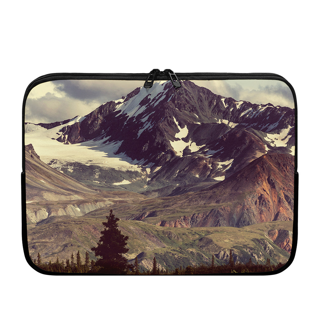 Denali Mountain Print Laptop Sleeve