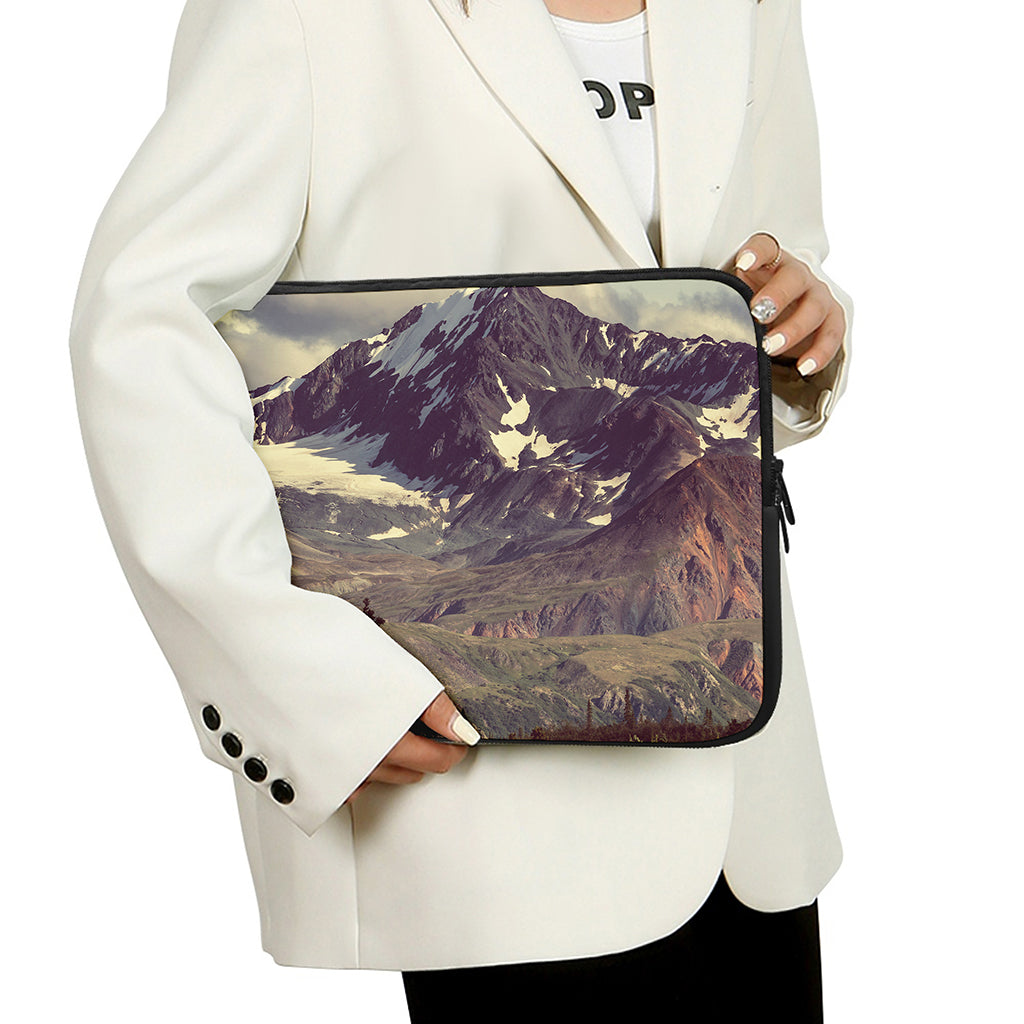 Denali Mountain Print Laptop Sleeve