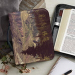 Denali Mountain Print Leather Bible Cover