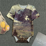 Denali Mountain Print Men's Bodysuit