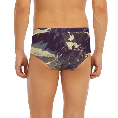 Denali Mountain Print Men's Briefs