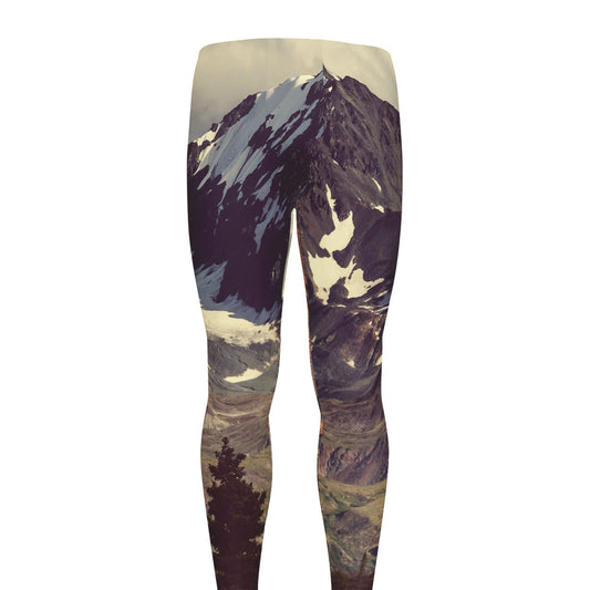 Denali Mountain Print Men's leggings