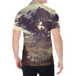 Denali Mountain Print Men's Shirt