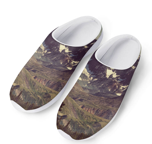 Denali Mountain Print Mesh Casual Shoes