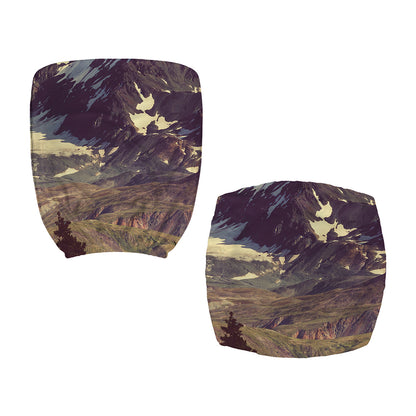 Denali Mountain Print Office Chair Cover