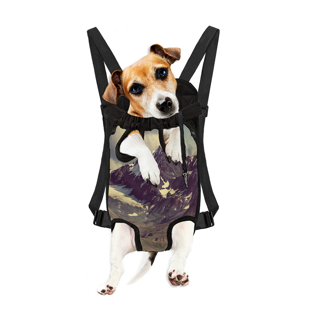 Denali Mountain Print Pet Carrier Backpack